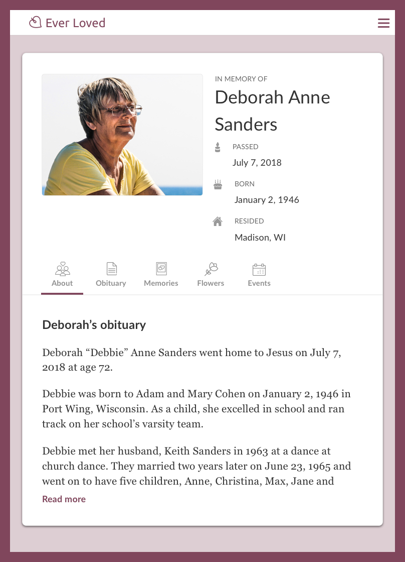 Top Free Obituary Templates | Ever Loved with regard to Free Obituaries Template Samples