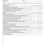 Training Evaluation Form   Hsefiles Pertaining To Training Evaluation Sample Template