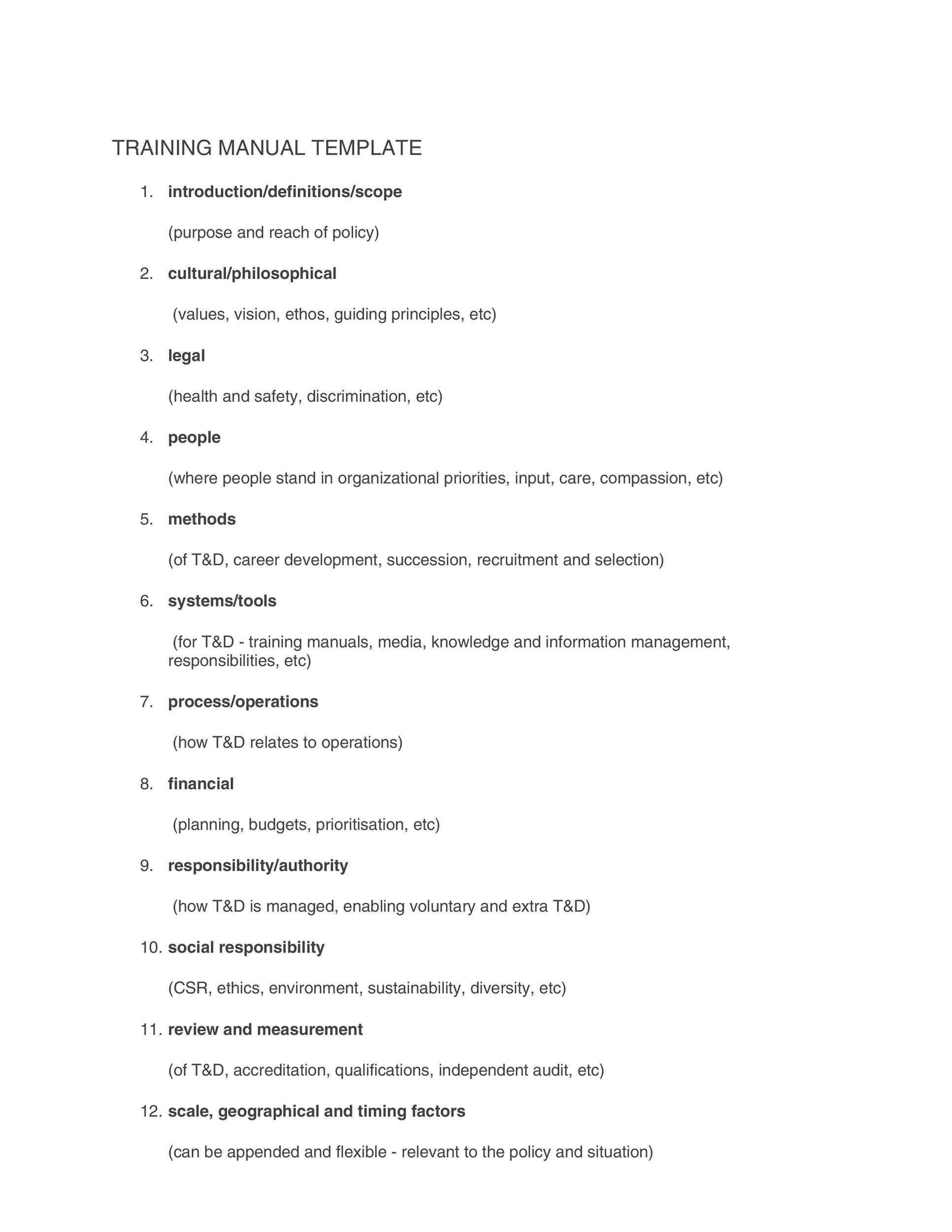 Training Manual - 40+ Free Templates &amp;amp; Examples In Ms Word intended for Training Module Sample Template