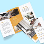 Trifold Business Agency Brochure Template In Indesign, Word With Business Brochure Sample Templates