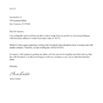 Two Weeks Notice Letter | Resignation Template | Lawdistrict In Resignation Letter With 2 Weeks Notice Sample Template