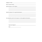 Verbal Warning Template: Fill Out & Sign Online | Dochub Inside Verbal Warning Template Sample