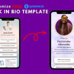 Watch Me 👀 Customize Free Systeme.io Link In Bio Template Within Bio Samples And Templates