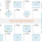 Wedding Planners Tools: Powerpoint Template For Seating Charts With Regard To Wedding Seating Chart Template Sample