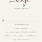 Wedding Rsvp Menu Choice Free Google Docs Template   Gdoc.io Within RSVP Sample Template