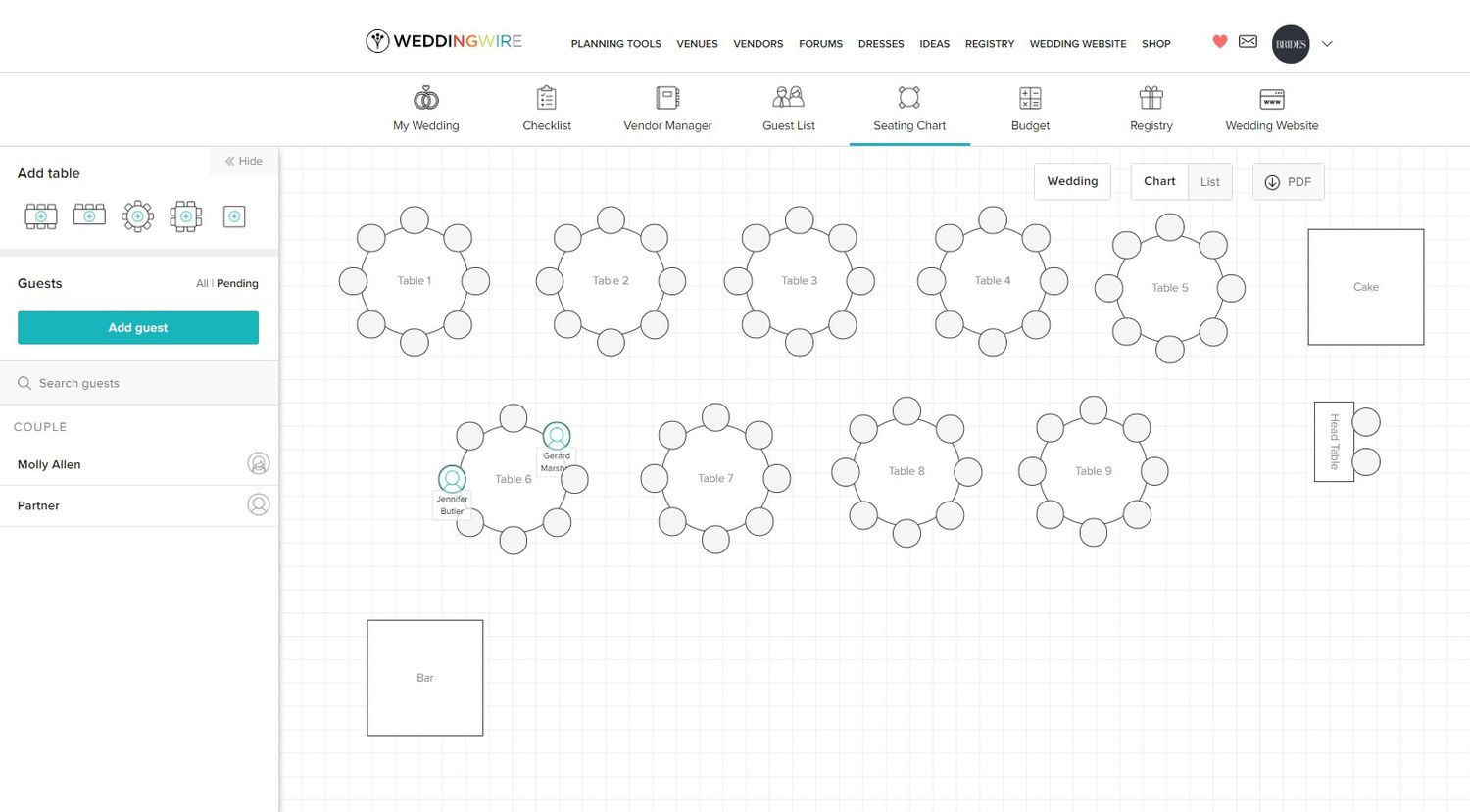 Wedding Seating Chart Templates To Simplify Planning intended for Wedding Seating Chart Template Sample