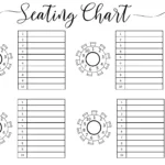 Wedding Seating Chart | Typeable Pdf, Word, Excel For Wedding Seating Chart Template Sample