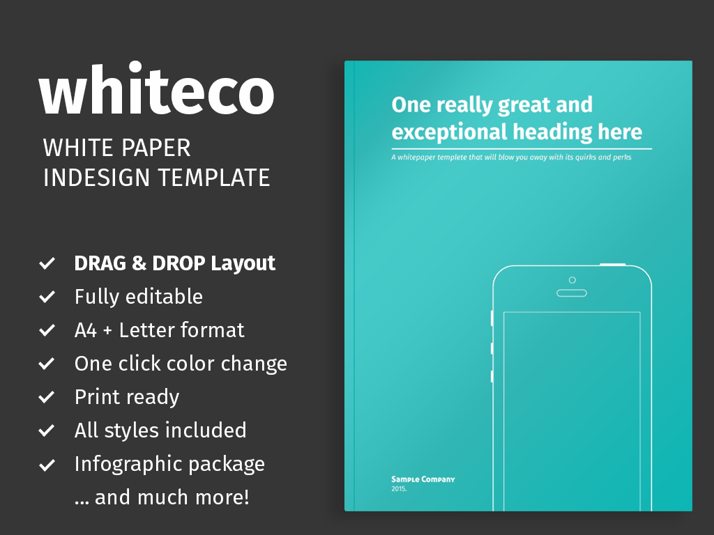 White Paper Template For Indesign :: Behance with White Paper Template Sample Free