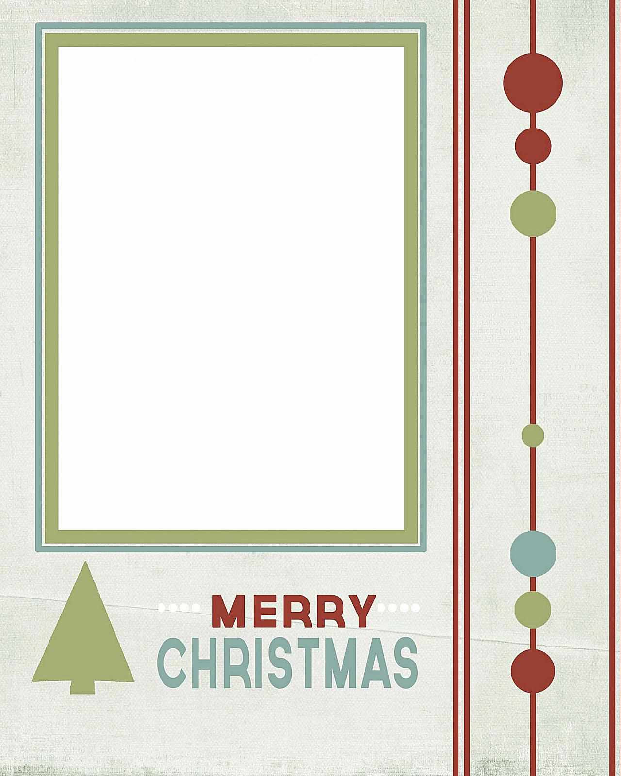 10 Free Templates For Christmas Photo Cards inside Christmas Card Templates Free