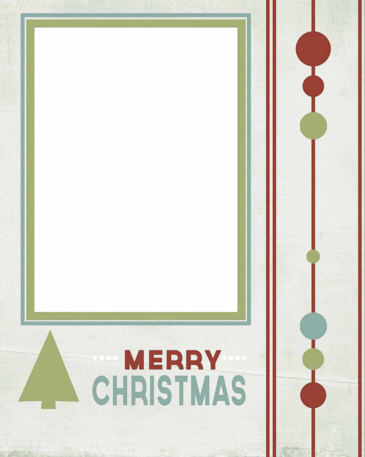 Free Photo Christmas Card Templates