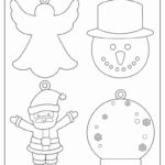 200 Printable Christmas Ornaments (Free Templates) Pertaining To Christmas Cut Out Templates