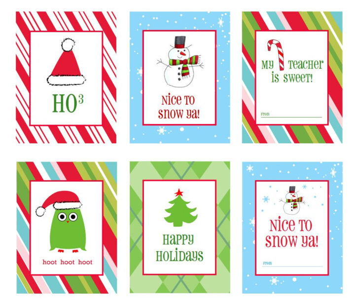 Christmas Gift Tags Templates