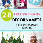 37 Diy Felt Ornament Patterns (Free And Paid) | Fun Cloth Crafts Within Free Felt Christmas Ornament Templates