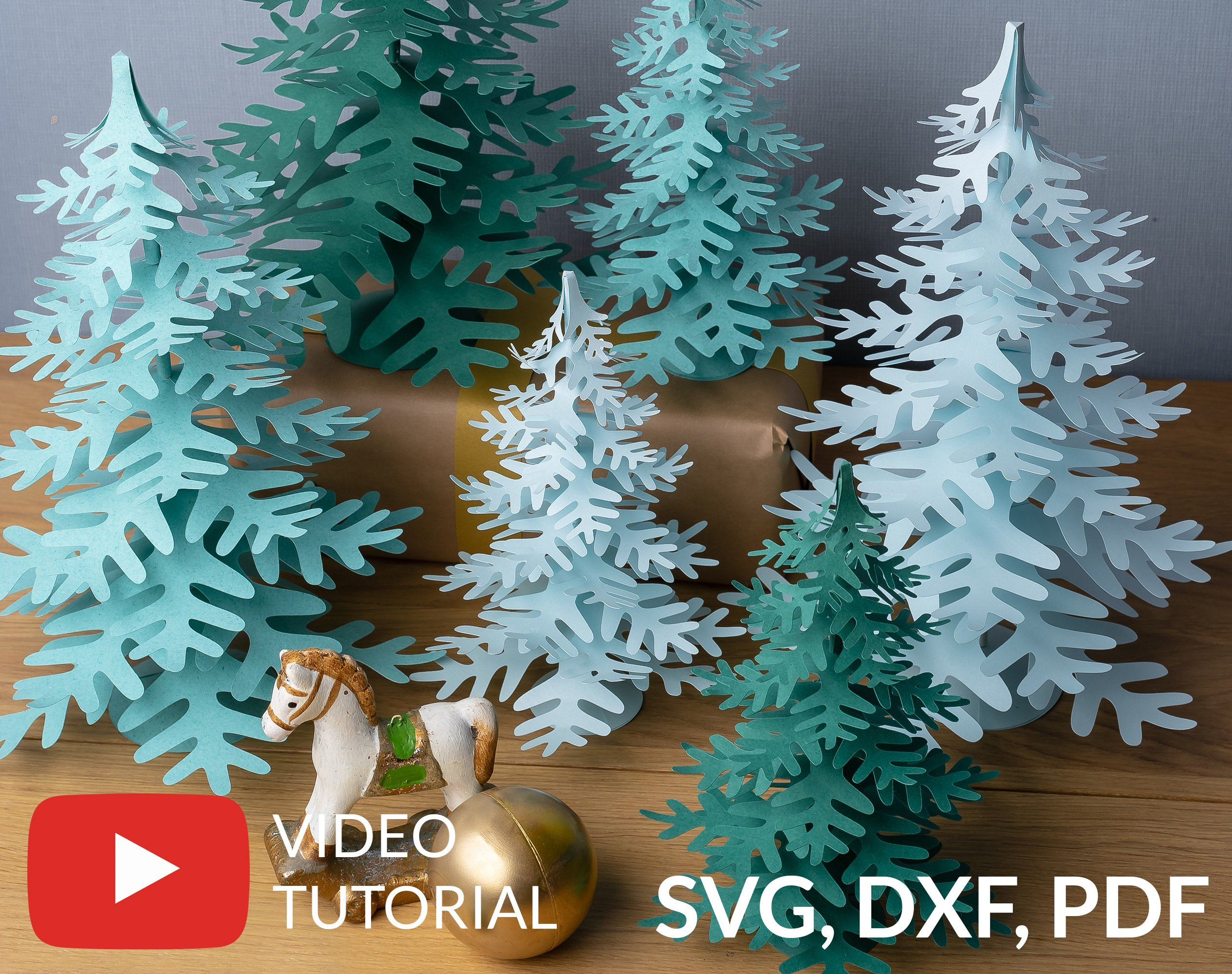 3D Christmas Tree Svg, Diy Paper Christmas Tree Template pertaining to 3D Christmas Tree Templates