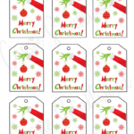 400+ Cutest Printable Christmas Tags (Free Pdf)   Cassie Smallwood Inside Christmas Tags Templates