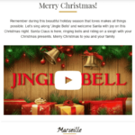 60 Christmas Email Templates 📭 | Free Christmas Html Email Intended For Christmas Email Templates