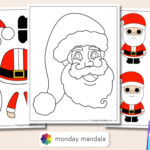 66 Santa Templates (Free Pdf Printables) For Father Christmas Templates Print