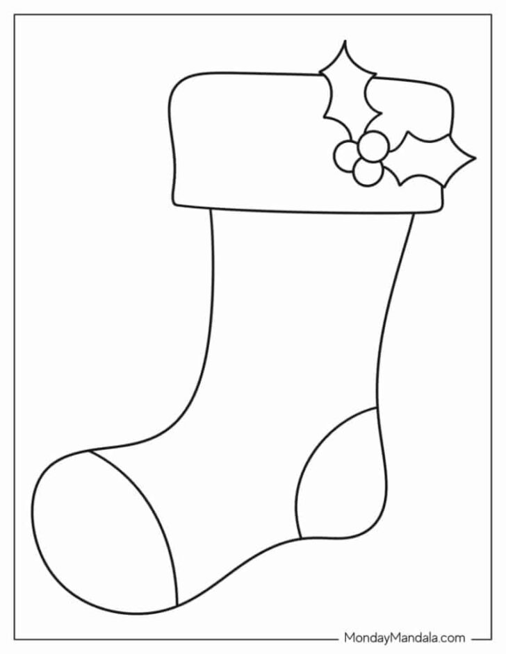 Templates Christmas Stocking Pattern