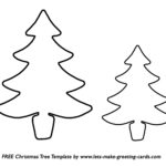 8 Free Christmas Tree Templates In Christmas Tree Printable Templates