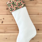 An Easy Christmas Stocking Pattern   Hooked On Sewing In Christmas Stocking Templates For Sewing