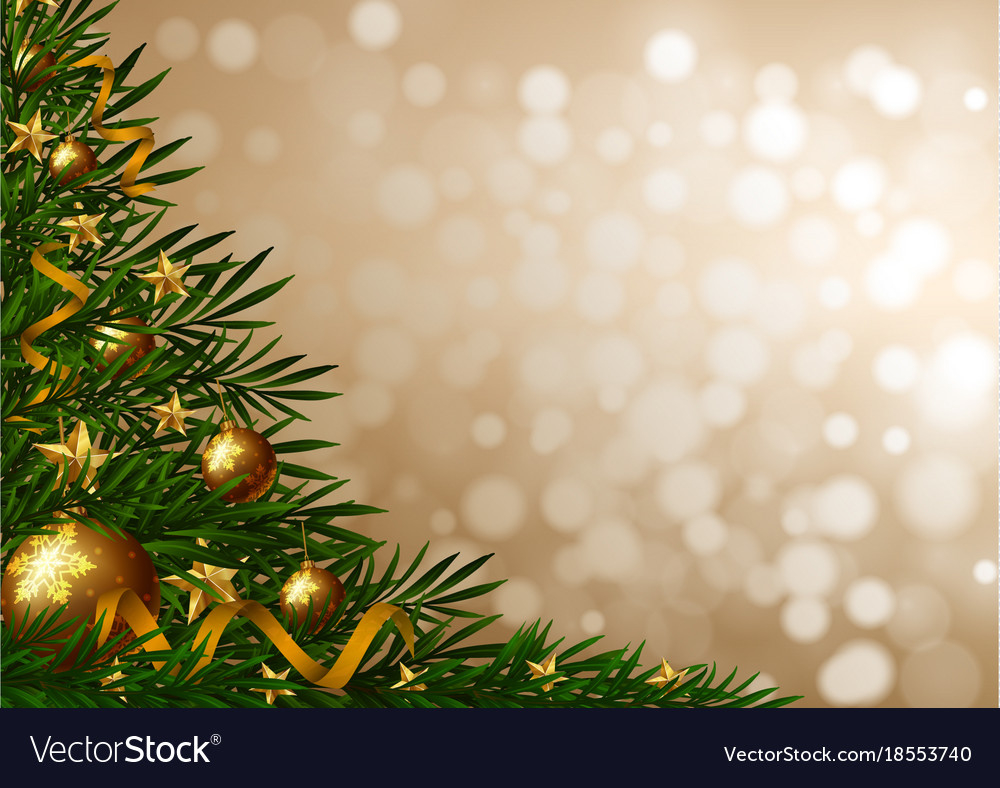 Background Template With Christmas Tree Royalty Free Vector for Christmas Templates Background