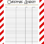 Christmas Budget Free Printable {25 Days To An Organized Christmas} With Regard To Christmas Budget Templates