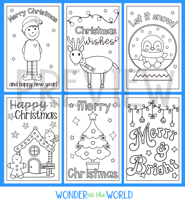 Christmas Card Templates Printable