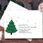 Christmas Envelope Template, Editable Christmas Envelope Inside Christmas Envelope Templates