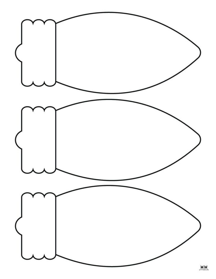 Christmas Bulb Templates