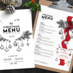 Christmas Menu Template Vol.3   Brandpacks For Christmas Menu Templates