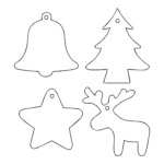 Christmas Ornament Templates   15 Free Pdf Printables | Printablee For Christmas Ornament Templates Printable