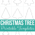 Christmas Tree Coloring Pages For Kids & Adults Regarding Christmas Templates Tree