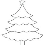 Christmas Tree Coloring Pages & Templates   22 Free Printables With Printable Templates Christmas Tree