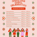 Custom Printable Christmas Program Templates | Canva Throughout Christmas Program Templates