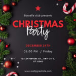 Customize 1,537+ Winter Flyer Templates Online   Canva For Christmas Party Templates Flyer