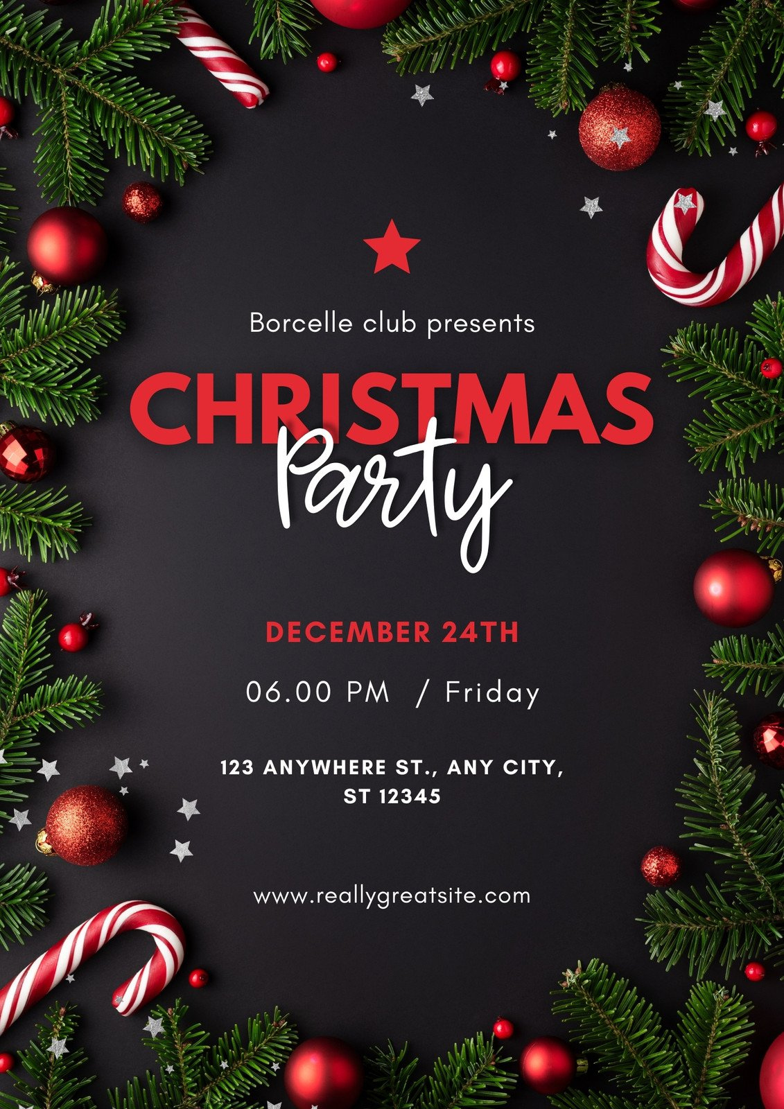 Customize 1,537+ Winter Flyer Templates Online - Canva for Christmas Party Templates Flyer