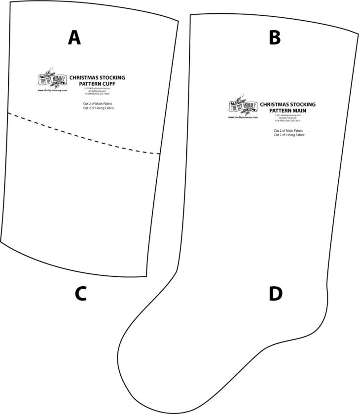 Christmas Stocking Templates to Sew