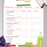 Download Printable Christmas Style   Christmas Budget Pdf Regarding Christmas Budget Templates