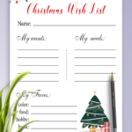 Download Printable White Christmas Wish List Template Pdf For Free Christmas List Templates Printable