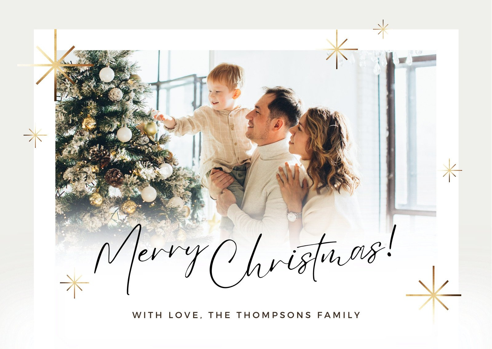 Edit And Print Free Photo Christmas Card Templates | Canva intended for Christmas Card Picture Templates