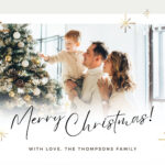 Edit And Print Free Photo Christmas Card Templates | Canva With Regard To Photo Templates Christmas Card