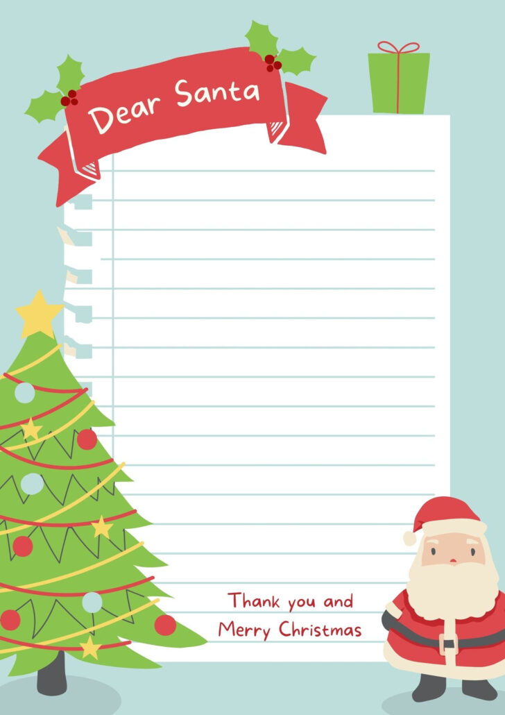 Christmas Letter Downloadable Templates Free