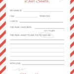 Free And Customizable Christmas Letter Templates | Canva Intended For Christmas Letter Downloadable Templates Free