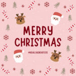 Free And Customizable Christmas Templates Inside Templates Christmas