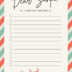 Free And Customizable Holiday Wishlist Templates For Christmas Present List Templates