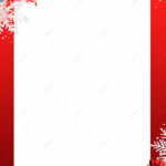 Free Christmas Card Template With Blank Sheet On Red Background Regarding Blank Christmas Card Templates