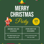 Free Christmas Flyer Template   Venngage Intended For Christmas Leaflet Templates