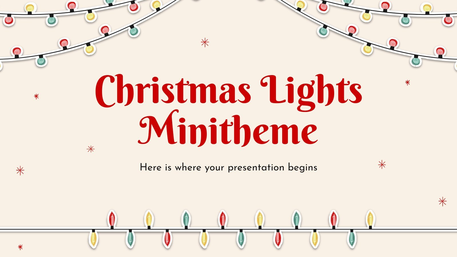 Free Christmas Google Slides Themes And Powerpoint Templates in Christmas List Templates Google Slides