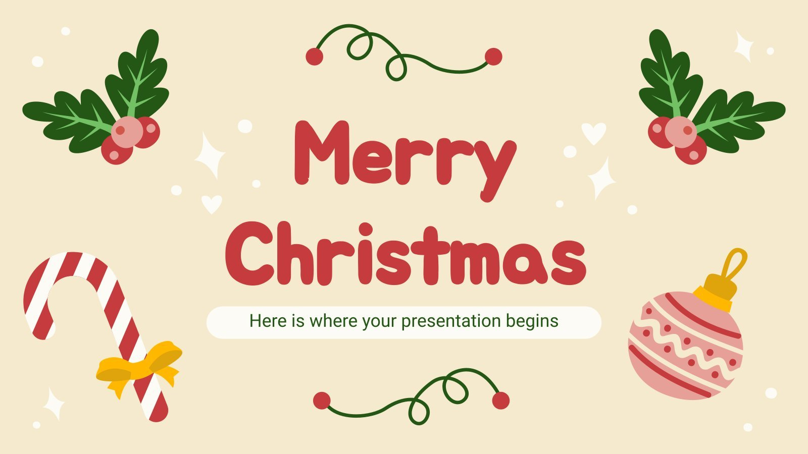 Free Christmas Google Slides Themes And Powerpoint Templates regarding Christmas Presentation Templates