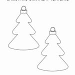 Free Christmas Ornament Template Printables & Outlines   Crazy Laura Inside Printable Templates Christmas Tree Ornaments